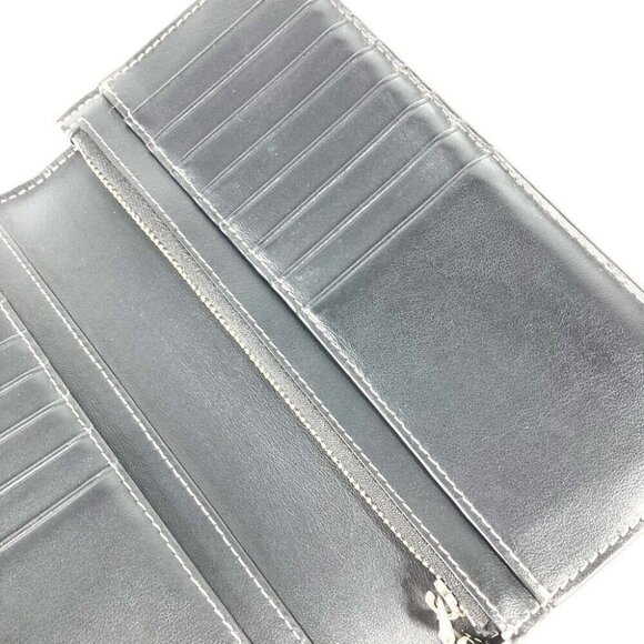 Auth BURBERRY 8052803 Long wallet giant check Bifold Long Wallet PVC Brown - Picture 4 of 12